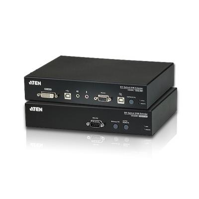 USB DVI Optical KVM Extender (1920 x 1200@600m)